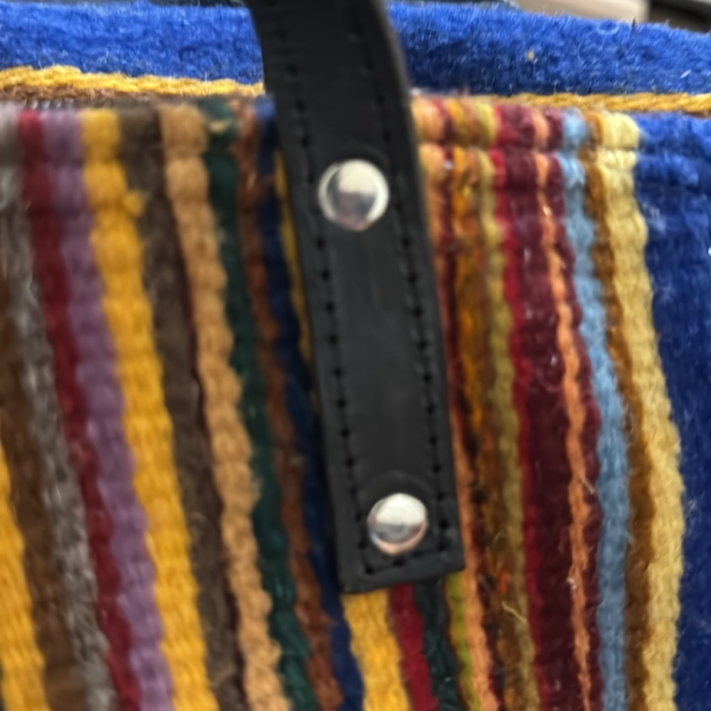 Mexican Artisan, Multicolor Handwoven Bag - Picture 3 of 4